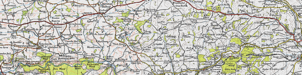 Old map of Brook in 1946