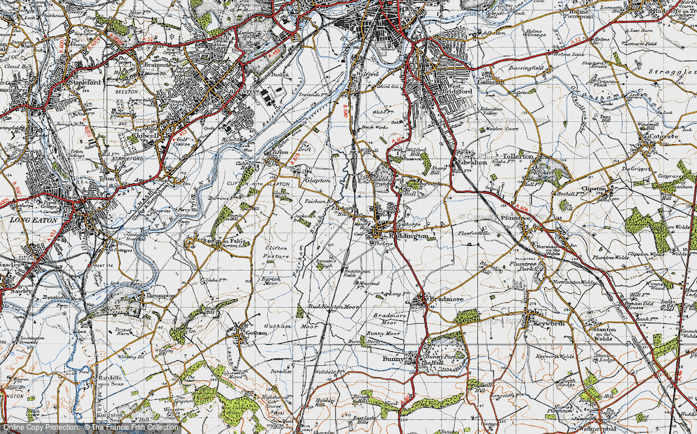 Old Map of Brook Hill, 1946 in 1946