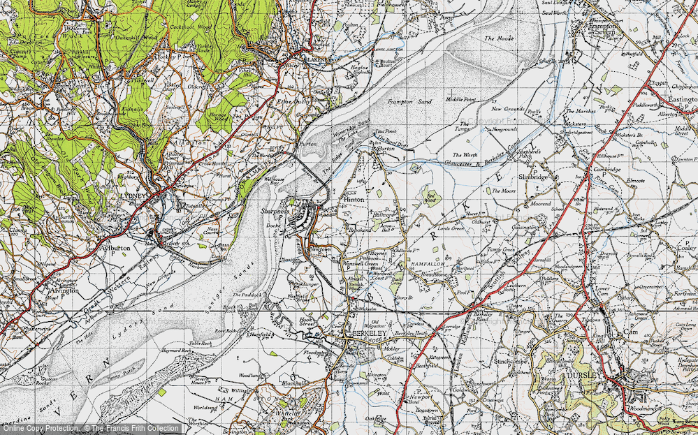 Old Map of Brookend, 1946 in 1946