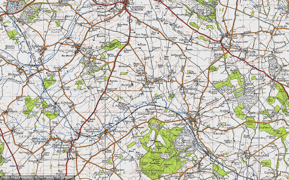 Old Map of Brookend, 1946 in 1946