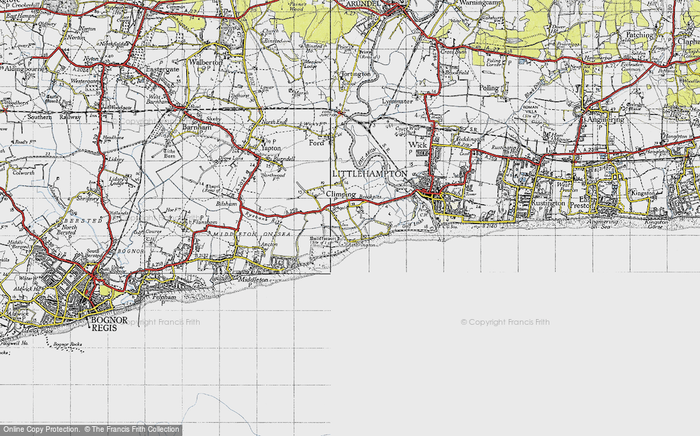 Old Map of Brookpits, 1945 in 1945