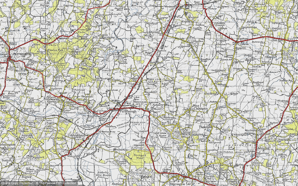 Old Map of Broomershill, 1940 in 1940