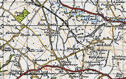 Old map of Broomyshaw in 1946