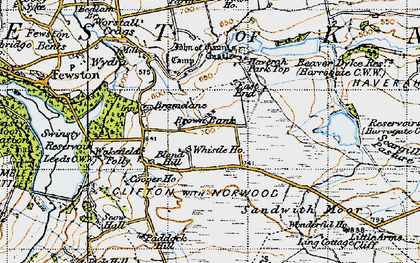 Old map of Brown Bank in 1947