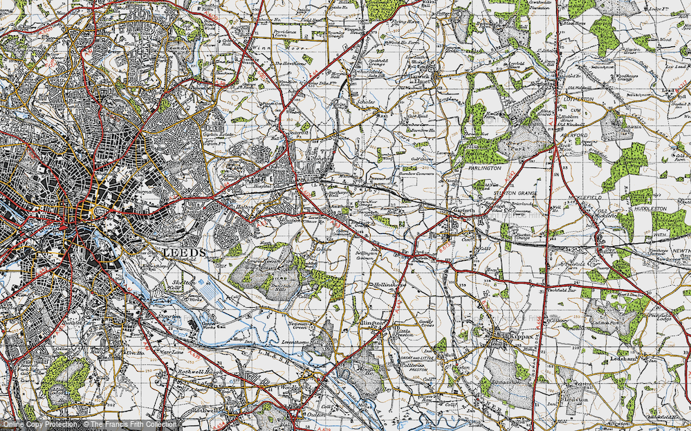Old Map of Brown Moor, 1947 in 1947