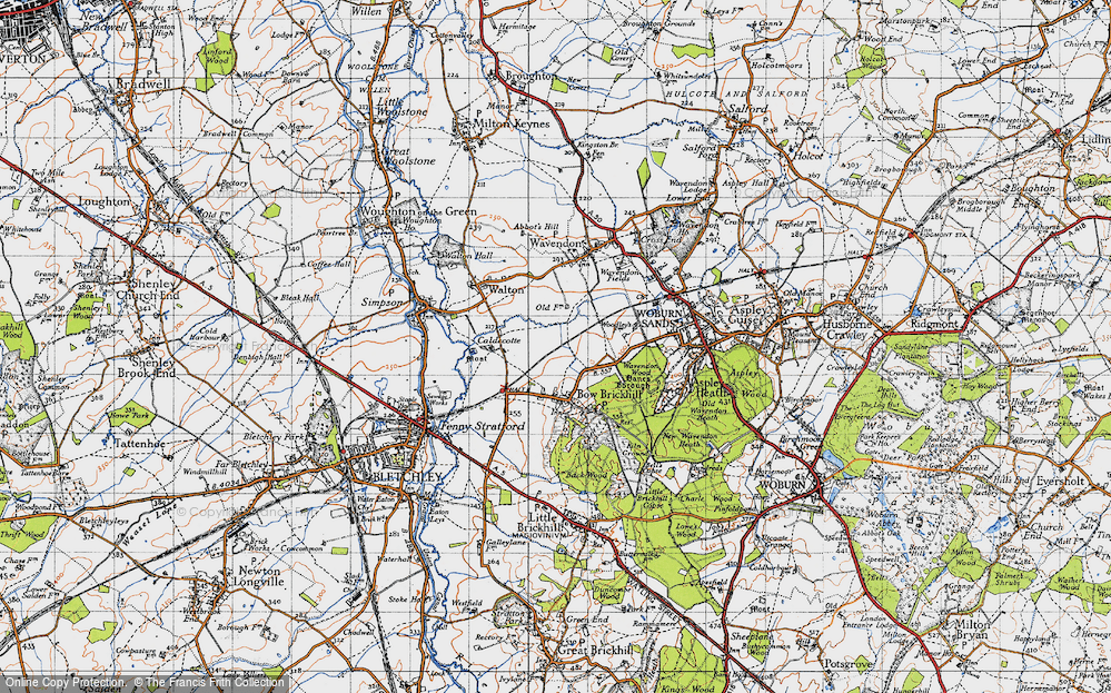 Old Map of Browns Wood, 1946 in 1946