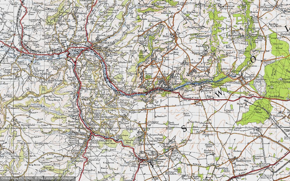 Old Map of Brownshill, 1946 in 1946