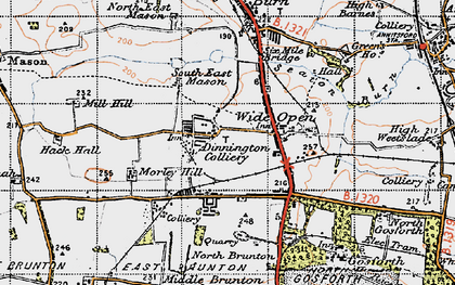 Old map of Brunswick Village in 1947