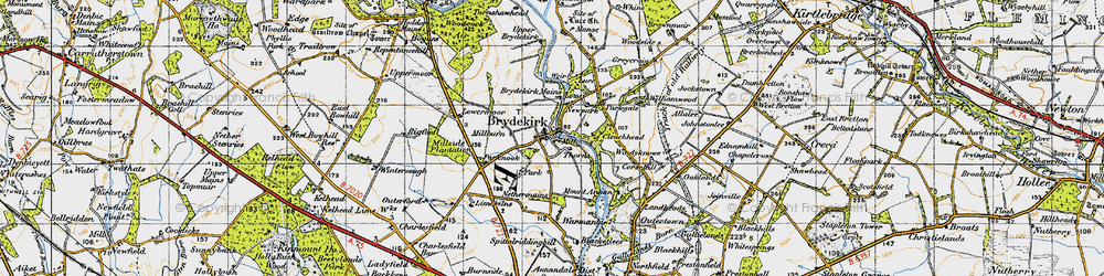 Old map of Wintersheugh Plantn in 1947