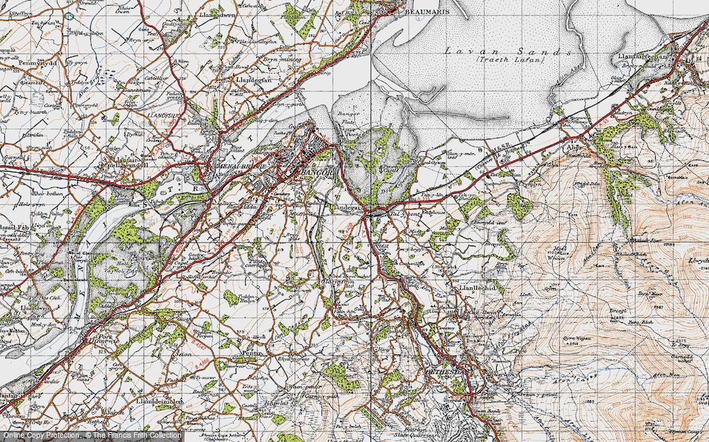 Old Map of Bryn, 1947 in 1947