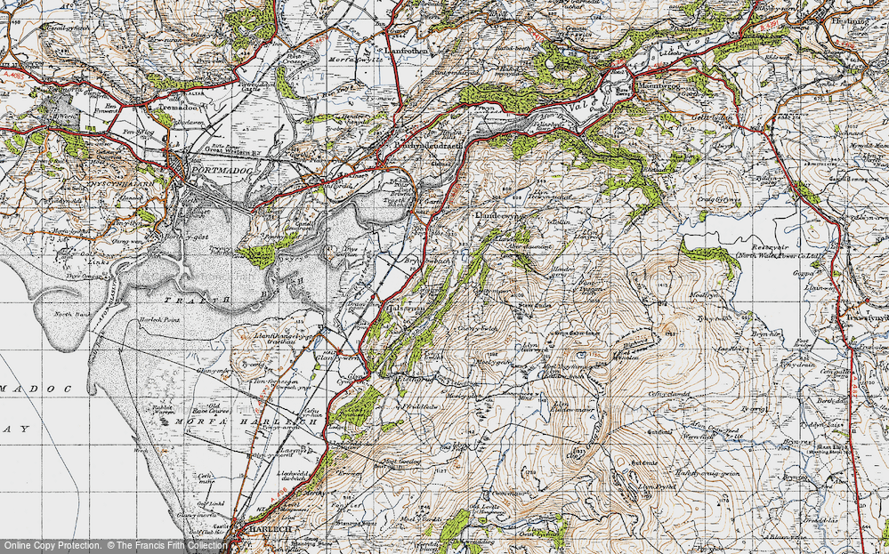 Old Map of Bryn Bwbach, 1947 in 1947