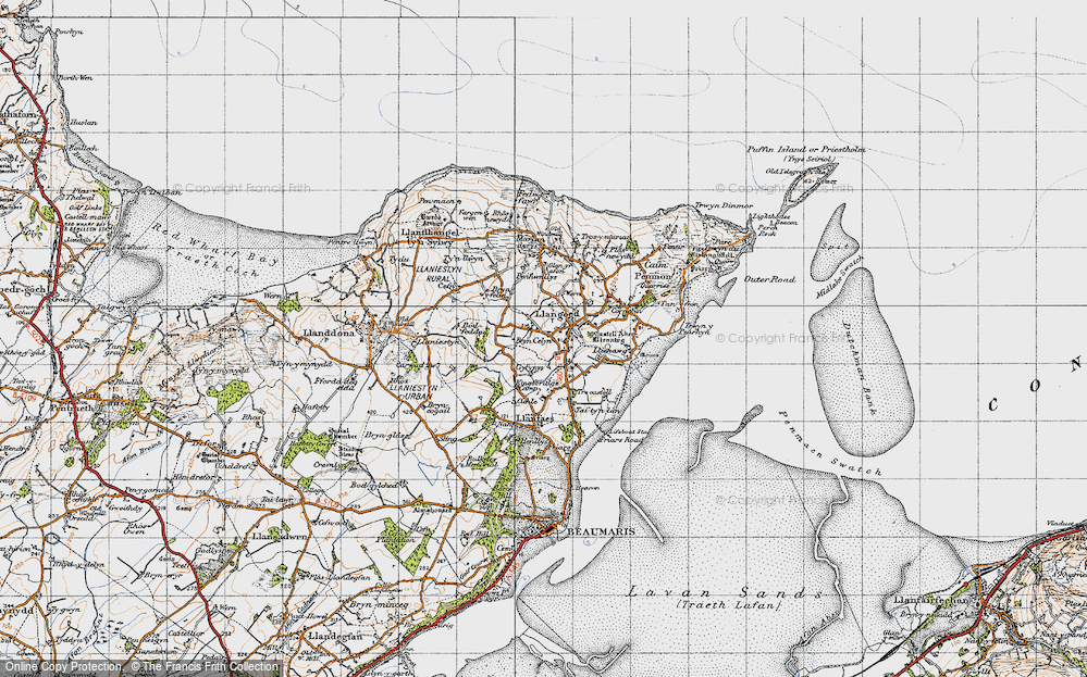 Old Map of Bryn Celyn, 1947 in 1947