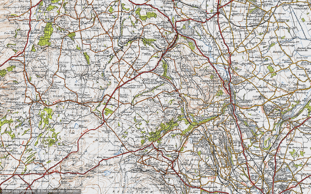 Old Map of Bryn Common, 1947 in 1947