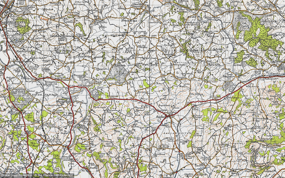 Old Map of Bryngwyn, 1946 in 1946