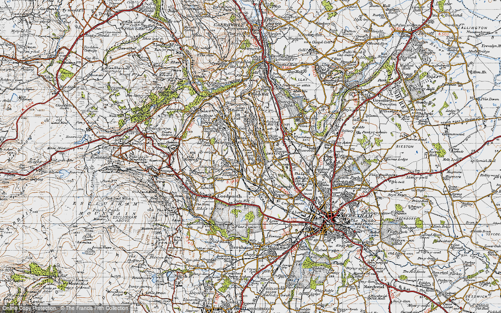 Old Map of Brynteg, 1947 in 1947