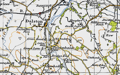 Old map of Buckabank in 1947