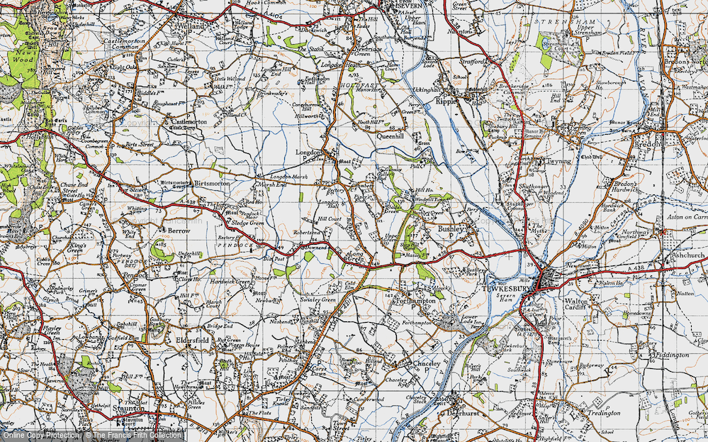 Old Map of Buckbury, 1947 in 1947