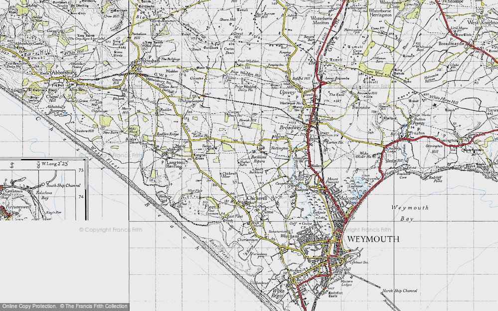Old Map of Buckland Ripers, 1946 in 1946