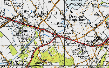 Old map of Bucklandwharf in 1946