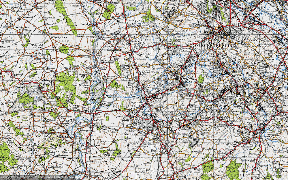Old Map of Buckpool, 1946 in 1946