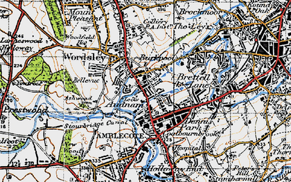 Old map of Buckpool in 1946