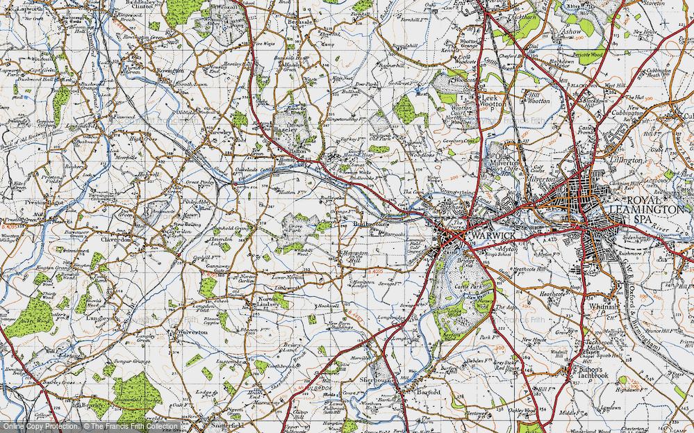 Old Map of Budbrooke, 1947 in 1947