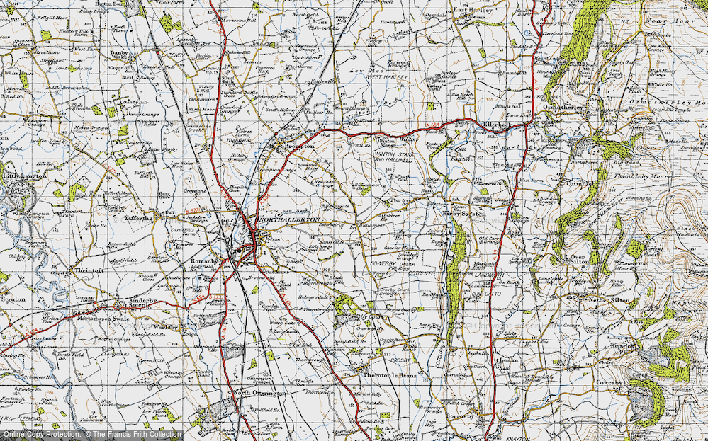 Old Map of Bullamoor, 1947 in 1947