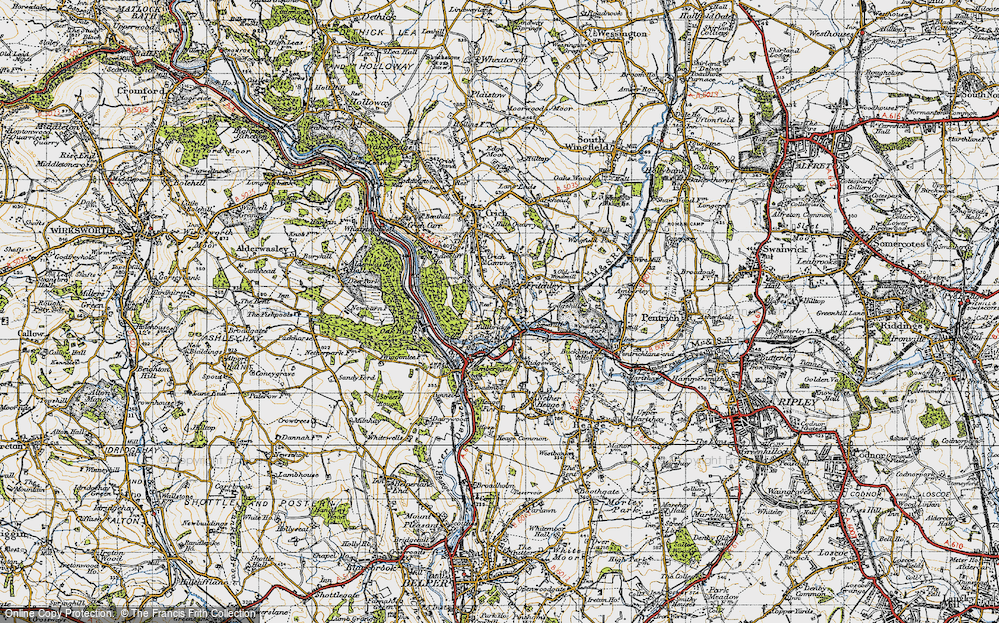 Old Map of Bullbridge, 1946 in 1946
