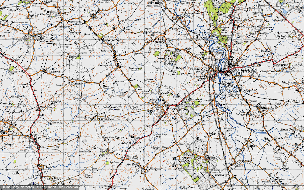 Old Map of Burcott, 1946 in 1946