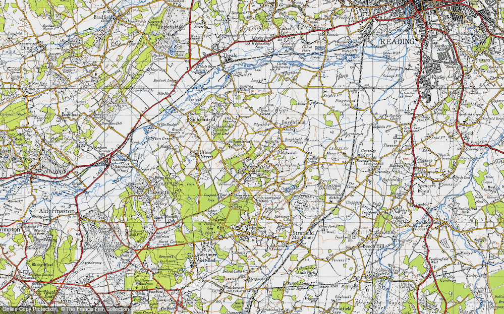 Burghfield Hill, 1945
