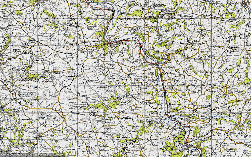 Old Map of Historic Map covering Bedport in 1946