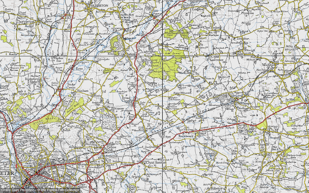 Old Map of Burrow, 1946 in 1946