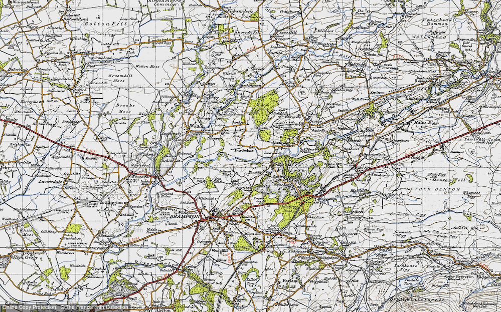 Old Map of Burtholme, 1947 in 1947