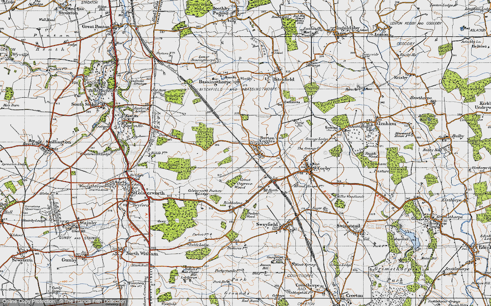 Burton-le-Coggles, 1946