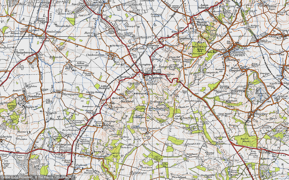 Old Map of Bury End, 1946 in 1946