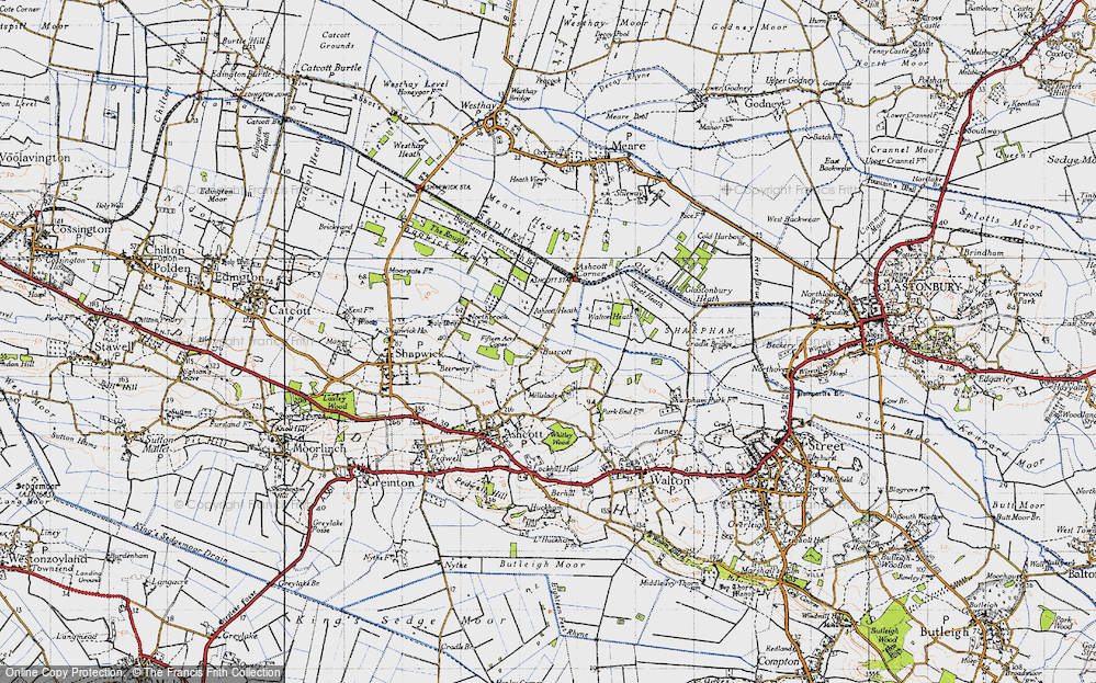 Old Map of Buscott, 1946 in 1946
