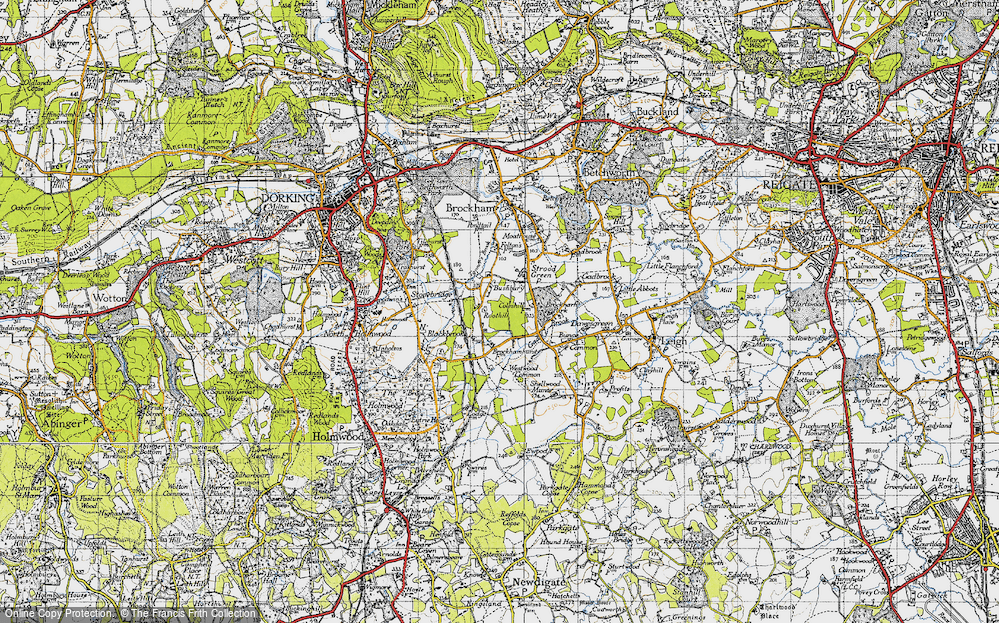 Old Map of Bushbury, 1940 in 1940