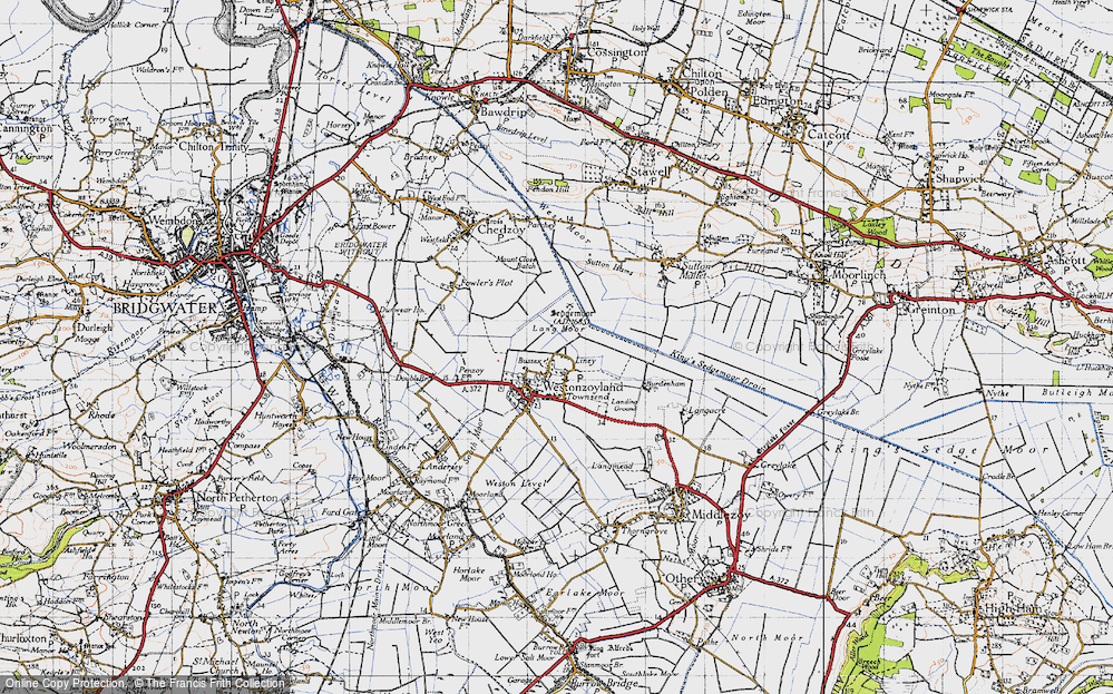 Old Map of Bussex, 1946 in 1946