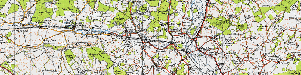 Old map of Butt's Green in 1940