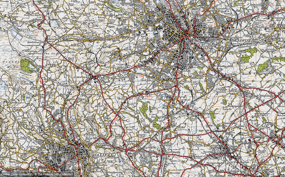 Old Map of Buttershaw, 1947 in 1947