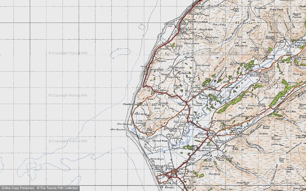 Old Map of Bwlch, 1947 in 1947