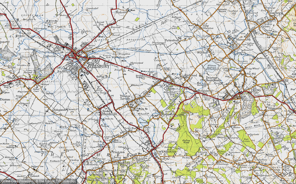 Old Map of Bye Green, 1946 in 1946