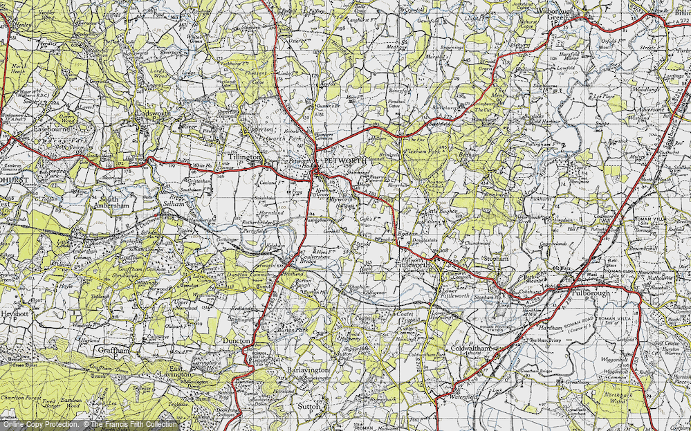 Old Map of Byworth, 1940 in 1940