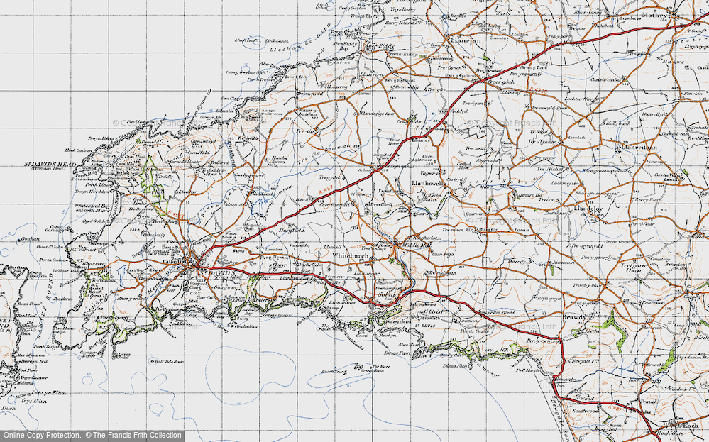 Old Map of Caer-Farchell, 1946 in 1946