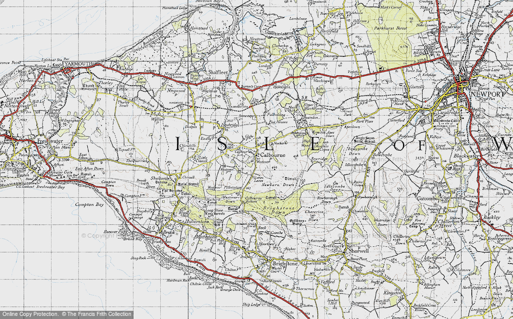 Calbourne, 1945