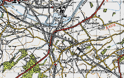 Old map of Calder Grove in 1947