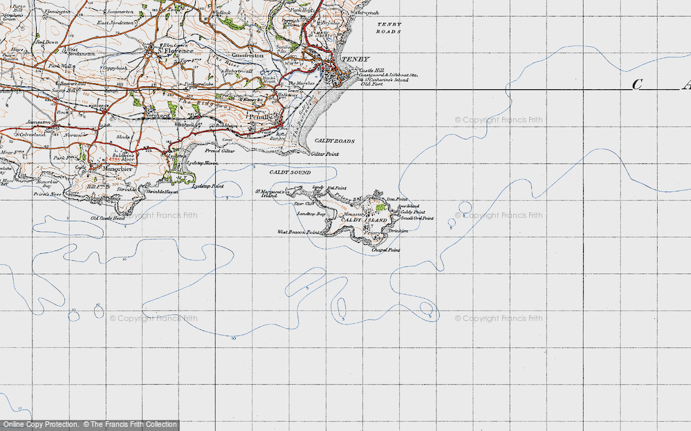 Caldey Island, 1946