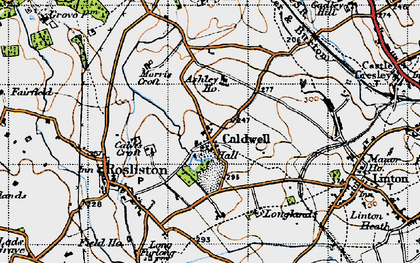 Old map of Ashleigh Ho in 1946