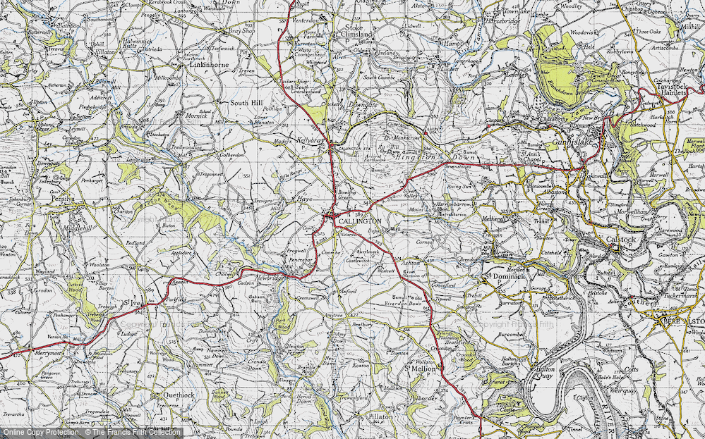 Old Map of Callington, 1946 in 1946