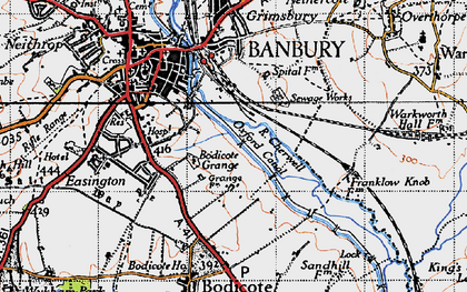 Old map of Calthorpe in 1946
